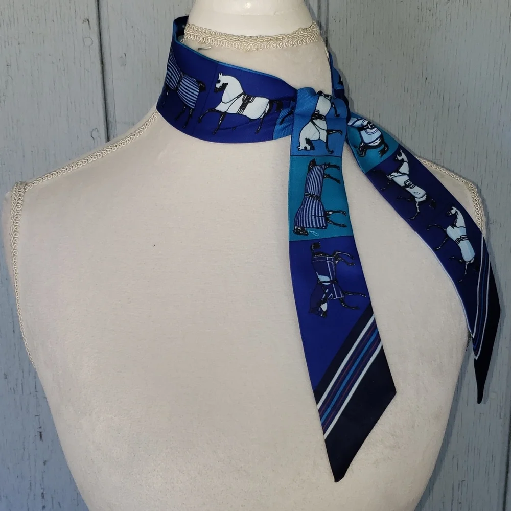 * Show Horse Skinny Scarf Horse Purse Scarf Horse Purse Ribbon aqha nrha Caballo - Picture 5 of 8